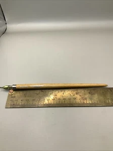 Vintage KOH-I-NOOR Germany Naturholz Dip Pen. Nr. 03 1/2 mit seltenem Federschloss! - Bild 1 von 6