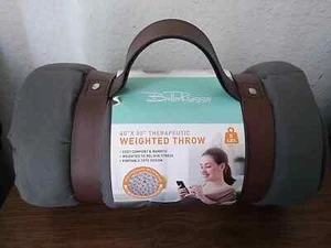 BELLA RUSSO THERAPEUTIC WEIGHTED THROW BLANKET 40" X 50" 5LBS 🆕 - Picture 1 of 1