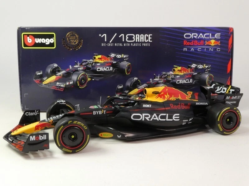 Macchina Bburago F1 Race Oracle Red Bull Racing RB19 1 18