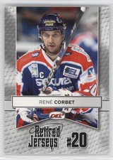2013-14 DEL Playercards Deutsche Eishockey Liga Retired Jerseys Rene Corbet