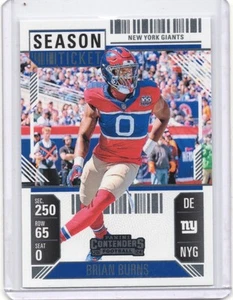 2024 Panini Contenders Brian Burns #74 New York Giants - Picture 1 of 2