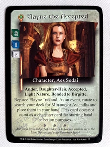 Elayne the Accepted - Wheel of Time CCG - Dark Prophecies - Bild 1 von 1
