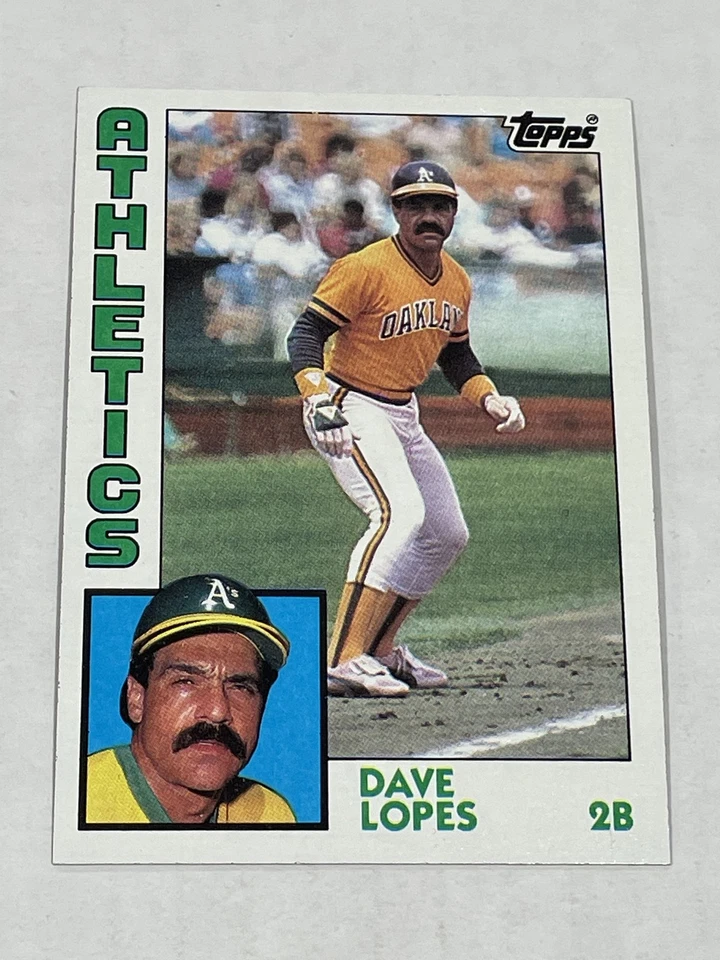 1984 Topps Baseball #669 - Dave Lopes - Oakland Athletics - Image 1 of 2