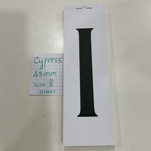 Auténtico Apple Watch Cypress Solo Loop Tamaño 8 45mm Serie Original 8 9 Ultra - Imagen 1 de 7