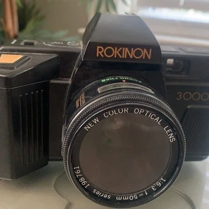Rokinon 3000e 35mm Film Camera w/ 50mm Lens – Tested Works (AA Battery, Read) - Picture 1 of 7