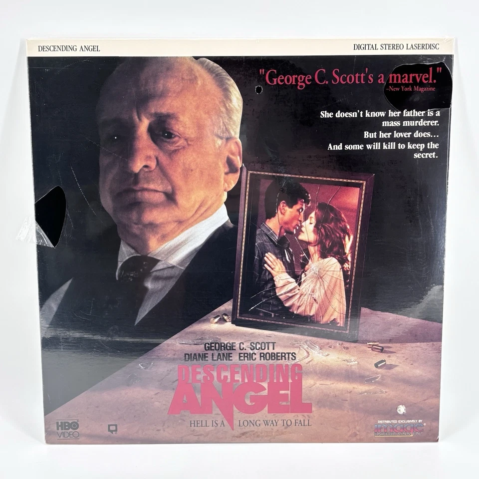 Descending Angel (1990) Laserdisc HBO George C. Scott Diane Lane - Image 1 of 2