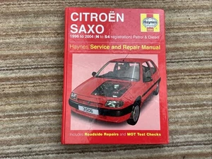 HAYNES MANUAL CITROEN SAXO H/BACK 1996-2004 (N-54 REG) PETROL & DIESEL INC VTR/S - Picture 1 of 7
