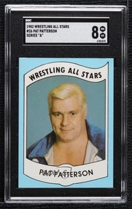 1982 Wrestling All-Stars Series A Pat Patterson #26 SGC 8 Rookie RC - Picture 1 of 3