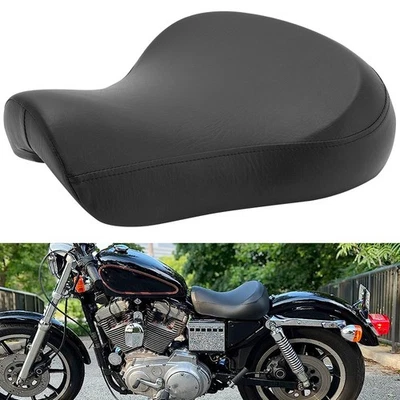 Driver Rider Solo Seat For Harley Sportster XL 883 1200 Hugger XLH883 1983-2003 Foto 1 de 4