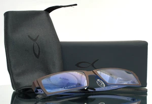 BLACKFIN BF604 Aran 406 Braun Blau Herren Rechteckig Brille 53-16-145 B:27 - Bild 1 von 16