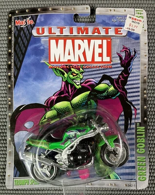 GREEN GOBLIN Ultimate Marvel Moto Colección Triumph Speed Triple Maisto Foto 1 de 4
