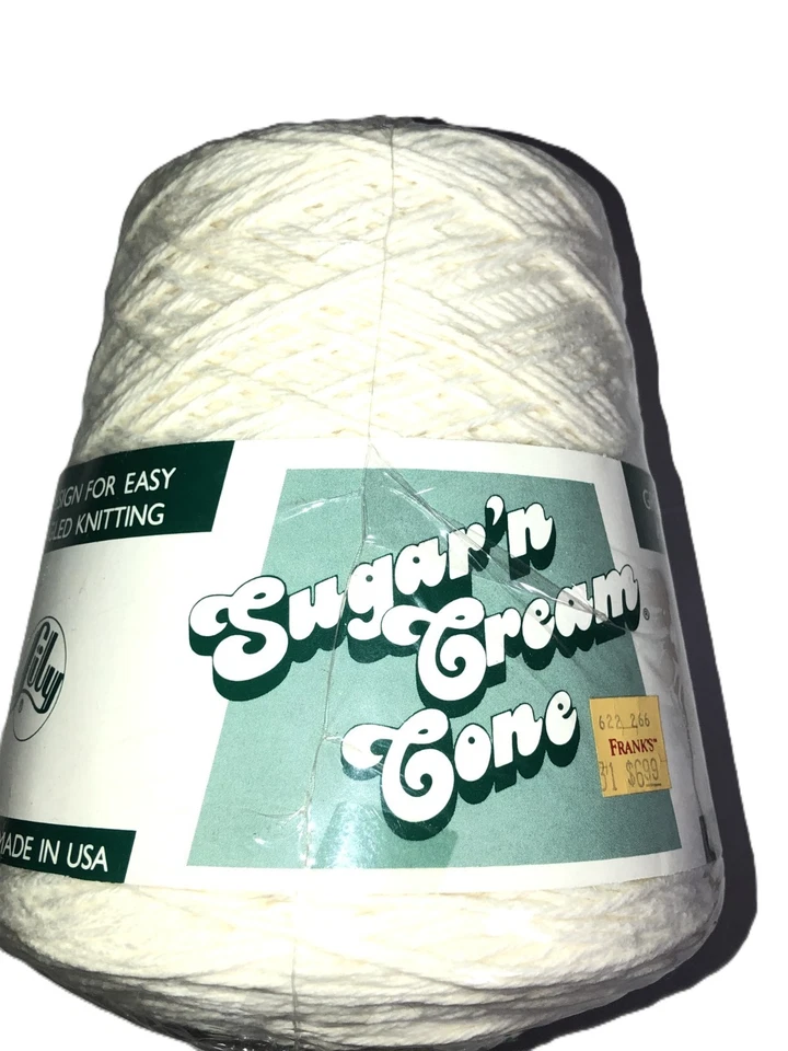 NEW! Lily Sugar 'n Cream Cone Yarn 1 lb 100% Cotton Yarn Choose Solid Colors - Image 1 of 1