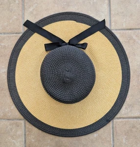 Yumi braun und gold Schlapphut Mode mit Schleife - Bild 1 von 6