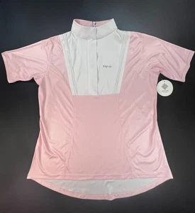Nueva Camisa Espoir "Rayas en Rosa" Manga Corta Rosa Show (Mujer XL) - Imagen 1 de 10