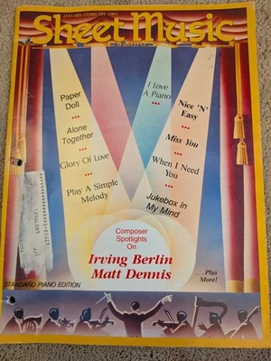 Sheet Music Magazine January/ February 1991 - Image 1 of 2