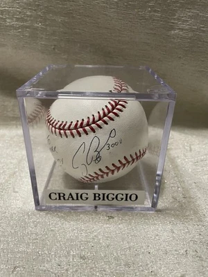 Craig Biggio Signed Major League Baseball- Personalized - Image 1 of 4