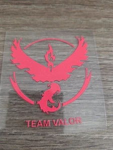 Pokémon Team Valor High Quality Waterproof Full Color Raised UV DTF Decal 3in - Picture 1 of 4