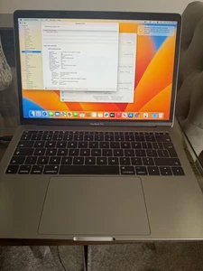 Apple MacBook Pro 13" i5 2.3GHz 16GB 128GB 2017 Space Grey A1708 - Afbeelding 1 van 4