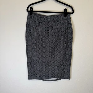 Ripskirt Wickel Schwimm Rock Damen Gr. Medium, schwarz Mosaik Plissee Strand Knietasche - Bild 1 von 6