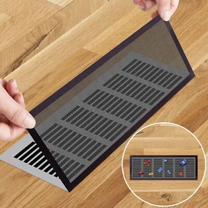 8 Pack Magnetic Air Vent Covers for Ceiling Floor Vent Catch Debris Hair Insect - Picture 1 of 7
