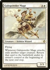 Galepowder Mage Duel Decks: Venser vs. Koth Creature — Kithkin Wizard Magic The