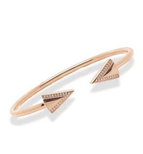 Roségold Finish Designer Arrow Design Armreif wunderschön Geschenk verpackt - Bild 1 von 7