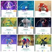 Pokemon Trade GO - Palkia Level 40 & 2nd Charged Move for PVP master League