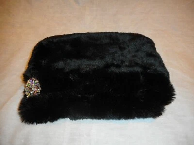 International Concepts искусственного меха черный голова группы размер один размер подходит всем - Изображение 1 из 4