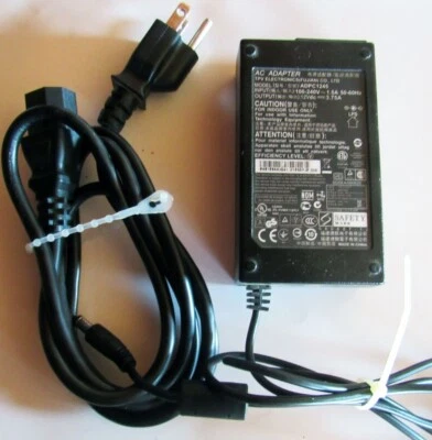 Adaptador AC/DC 1245 TPV Electronics original 12V 3,75A para monitor AOC fabricante de equipos originales Foto 1 de 2