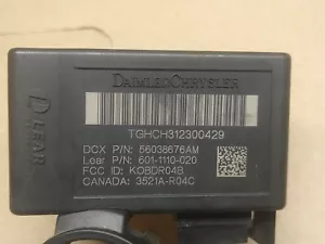 CHRYSLER/DODGE/JEEP SKIM IMMOBILIZER TRANSCEIVER MODULE P/N 56038676AM - Picture 1 of 8