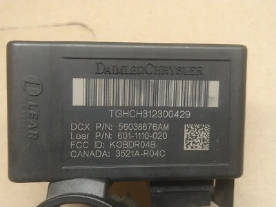 CHRYSLER/DODGE/JEEP SKIM  IMMOBILIZER TRANSCEIVER MODULE  P/N 56038676AM - Image 1 of 4