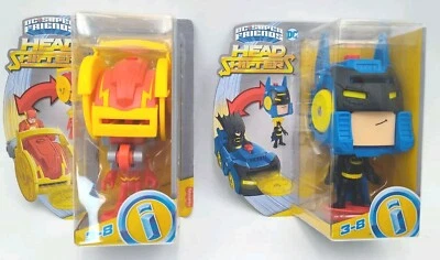 ✅🆕🦇🏃🏼Лот из 2 Imaginext DC Head Shifters Batman & The Flash 📸СМ. ФОТО📸🎄 - Изображение 1 из 4
