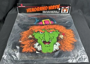 ✨American Greetings Vintage Hexe Stirnband Maske Halloween Kostüm - Hergestellt in den USA✨ - Bild 1 von 8