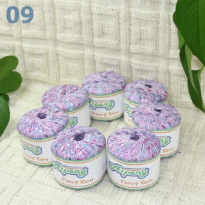 Sale New Lot of 7 Ballsx50g High-quality Nylon Ladder Track Knitting Yarn Pink - Picture 1 of 9