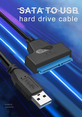 USB 3.0 to 2.5" SATA III Hard Drive Adapter Cable/UASP SATA to USB 3.0 Converter - Image 1 of 2