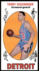 1969-70 Topps Terry Dischinger RC Detroit Pistons #33