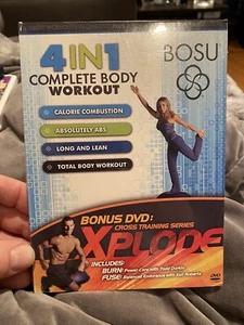 BOSU 4in1 Complete Body Work Out DVD Bonus XPLODE Cross Training DVD *SEALED* - Picture 1 of 3