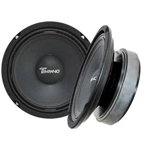 Par Timpano de altavoces de rango medio poco profundos de 6,5 pulgadas 8 ohmios 400 vatios TPT-MD6-SLIM - Imagen 1 de 6