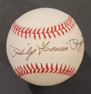 Rare PHIL RIZZUTO Signed FULL NAME-PHILIP FRANCIS Official MLB Baseball-PSA - Picture 1 of 9
