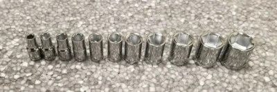 Snap Sale On New Blue-Point 1/4" Drive 11PC Chrome Socket Set 3/16" through 5/8" - Image 1 of 2