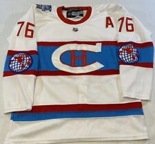 Vtg Reebok Ccm Nhl Montreal Canadiens #76 P.K. Subban Winter Classic Jersey Sz46