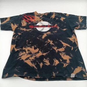 Gildan Shirt Boy's XL Multicolor Bleached Monster Bash Baseball Tee - Picture 1 of 6