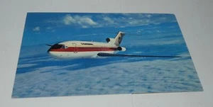 CONTINENTAL AIRLINES POST CARD BOEING 727 TRIJET - Picture 1 of 2