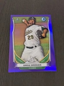 2014 Bowman Chrome Prospects Blue Refractors /250 #BCP79 DREW GRANIER Rookie RC - Picture 1 of 3