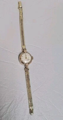 RELOJ PULSERA VINTAGE ORO 10CT CUERDA MANUAL 15 JOYAS CHs Tissot & Fils Foto 1 de 4