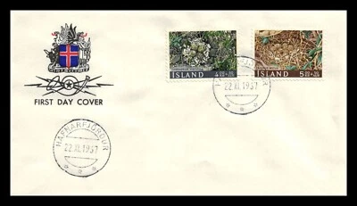 Iceland 1967 FDC, Birds Nests. Lot # 10. - Image 1 of 2