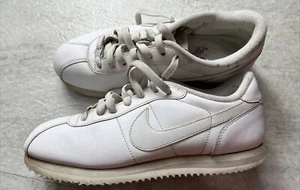 Nike Womens Cortez 317266-111 White Running Shoes Sneakers Size 8.5 - Picture 1 of 10