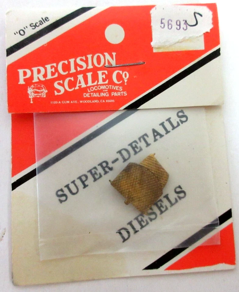 O SCALE PRECISION SCALE CO. 5693 BRASS FIXTURES - Image 1 of 1