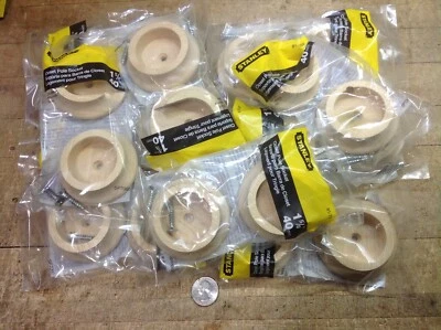 10 juegos de enchufes de poste de armario de madera Stanley 1 5/8 40 mm 81-7502 abrigo lavadero  Foto 1 de 2