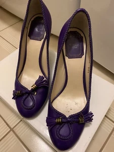 100% authentic Dior Heels In Purple Size 35.5 +++ L@@K +++ - Picture 1 of 7